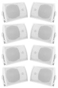 Home (8) Speakers+Swivel 5.25" Brackets Outdoor/Indoor Rockville HP5S-8 Theater