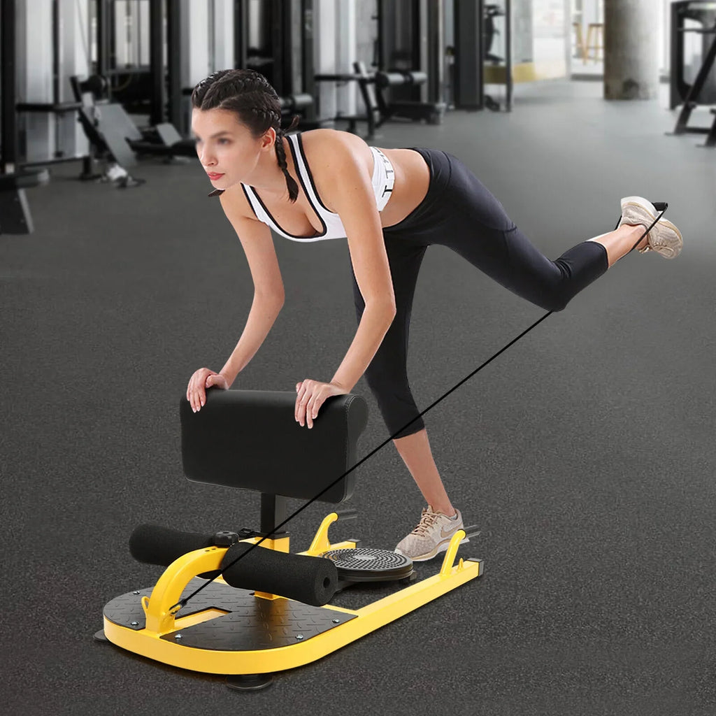 Gym Ab Machine Multifunctional Squat Adjustable Squat Home Trainer Deep Sissy