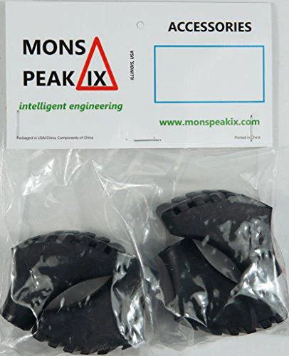 poles mons ix tips peak nordic walking rubber (4-pack)
