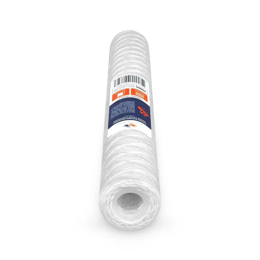 CFS124-C20, Wound Compatible x Any Aquaboon P5-20, Sediment Micron with Cartridge 101-230, Water Unit 6-Pack RO | for | inch 20 2.5" String 20" Filter PD-5-20, AP110-2C, 5 Replacement Universal