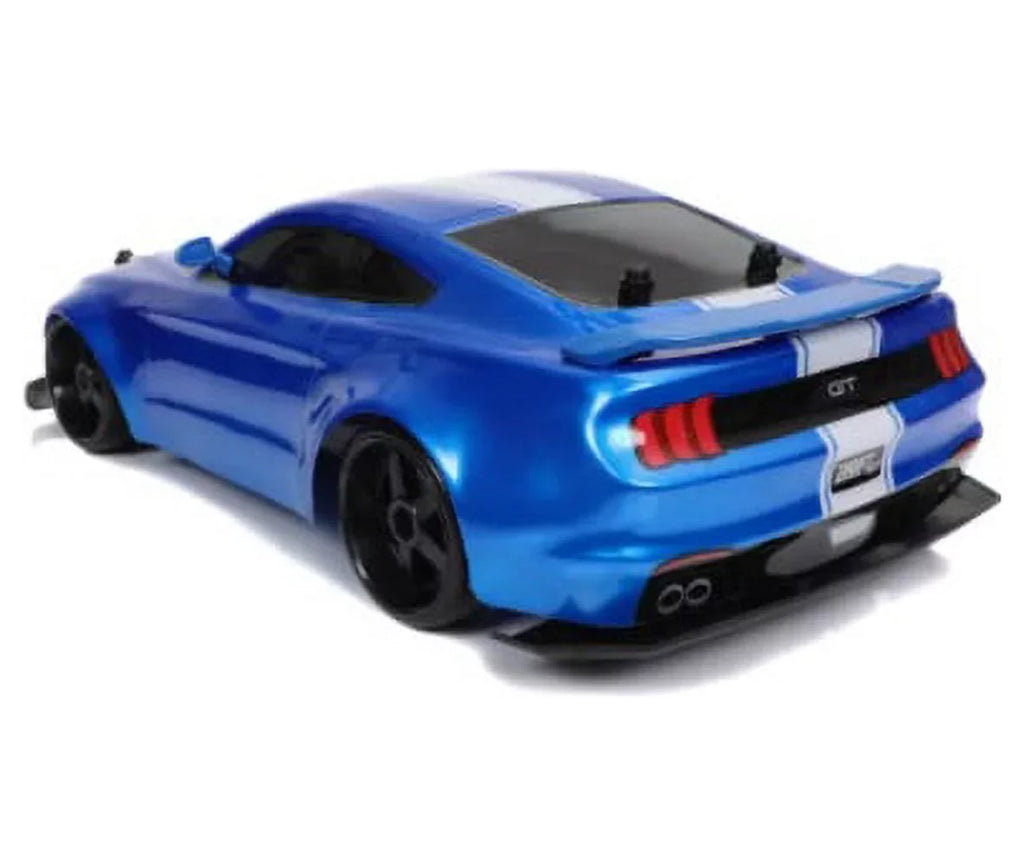 Mustang Furious 1:10 Scale- Remote Ford Fast RC Elite & Jada GT Control Blue Drift Vehicle Jakob's