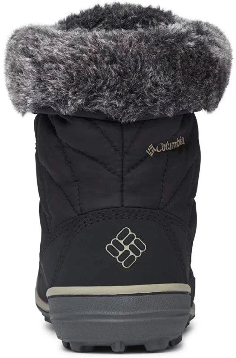 10, Omni-Heat Columbia Snow Boot, Heavenly Women's Shorty Black/Kettle