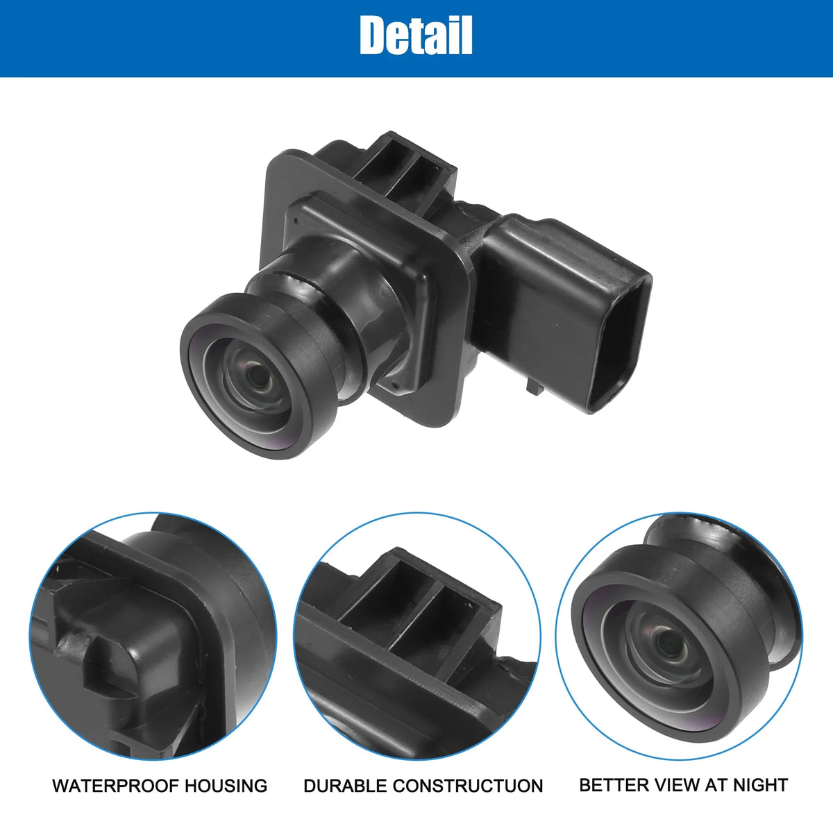 Up 2014-2015 Connect Transit Titanium Back Ford Fit for Car View Unique 2.5L Camera XLT Rear XL Bargains