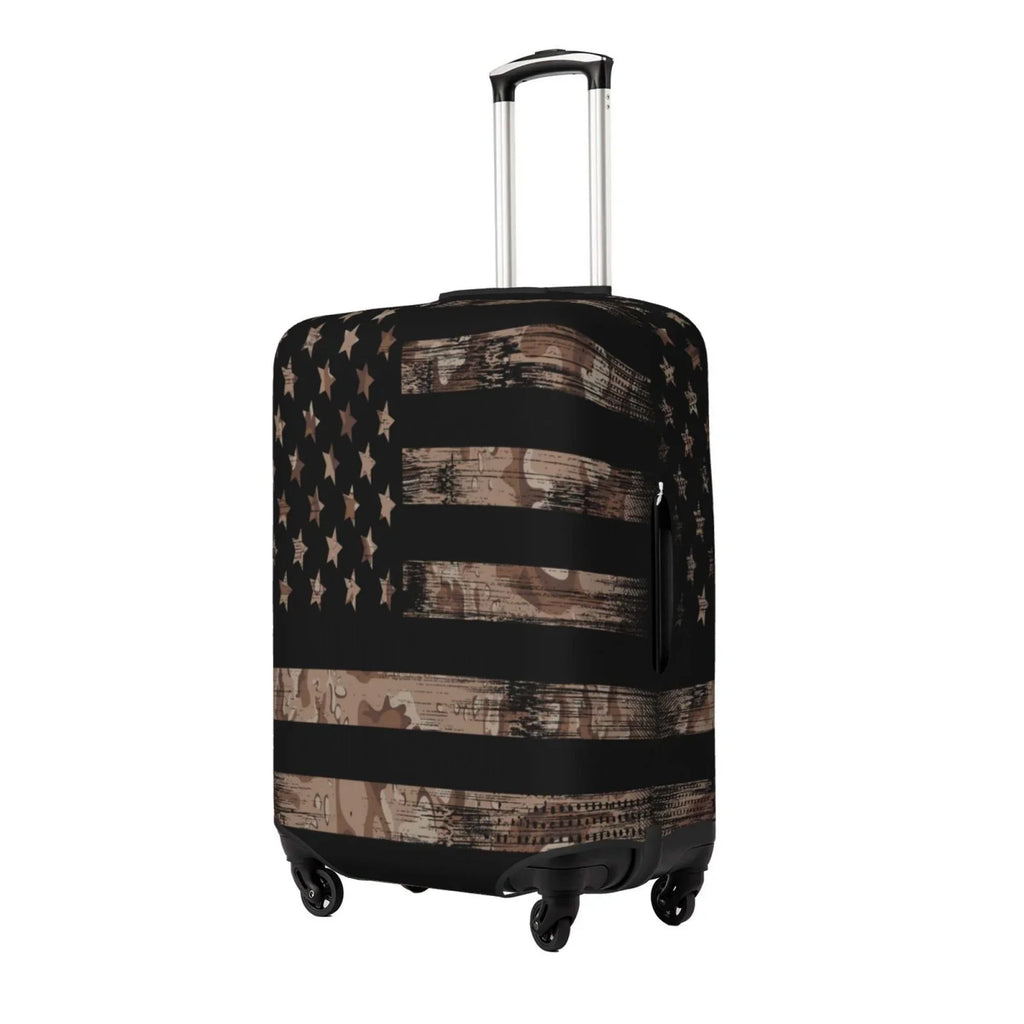 Junzan - Luggage Luggage Fashion Camouflage Fits Protector Inch With Print Cover 18-32 Washable Flag American Desert Suitcase