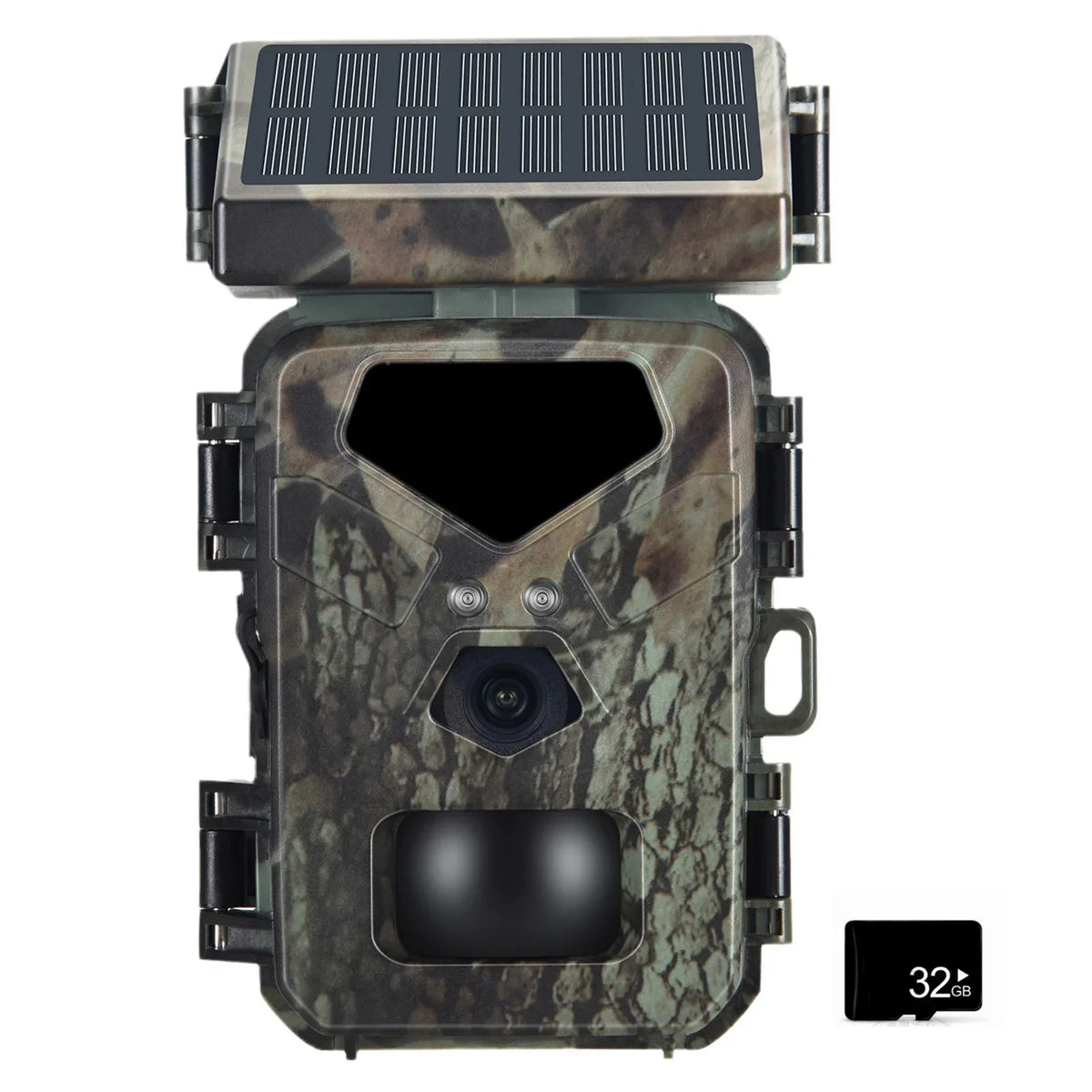 0.3s Vision Trigger Time Recording Trail Motion Activated IP65 Solar with Camera Wildlife Camera Powered Game Waterproof Cam 20MP for 1080P Night Loop Hunting TOMSHOO