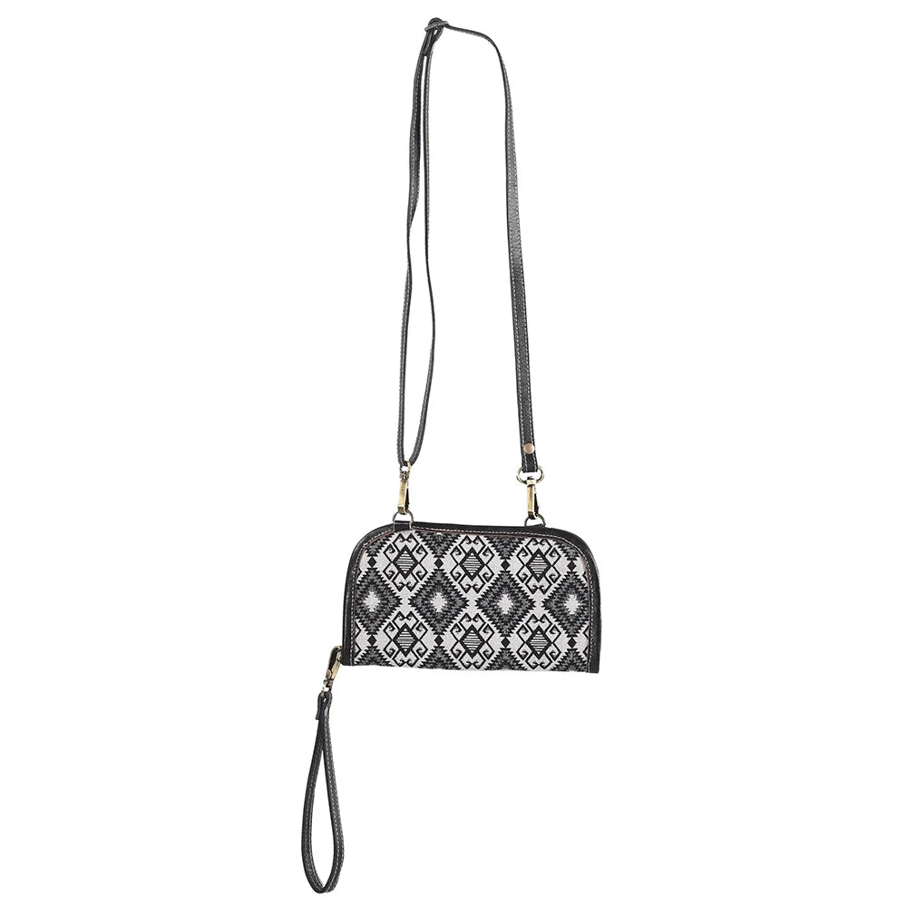 KB purse women Genuine Cross handbag Body OHLAY KB314 bag Leather Upcycled Canvas western