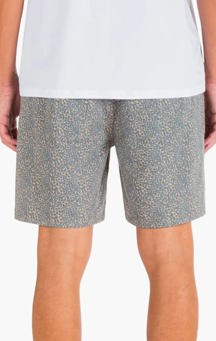 Shorts Gold Hurley Men's Naturals Leopard - Phantom Volley II 18' -(Small)