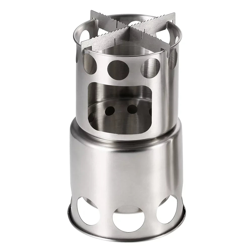 Set, Burning Wood and Backpacking Compact Stove Activities Cooking for Tomshoo Pot and Ideal