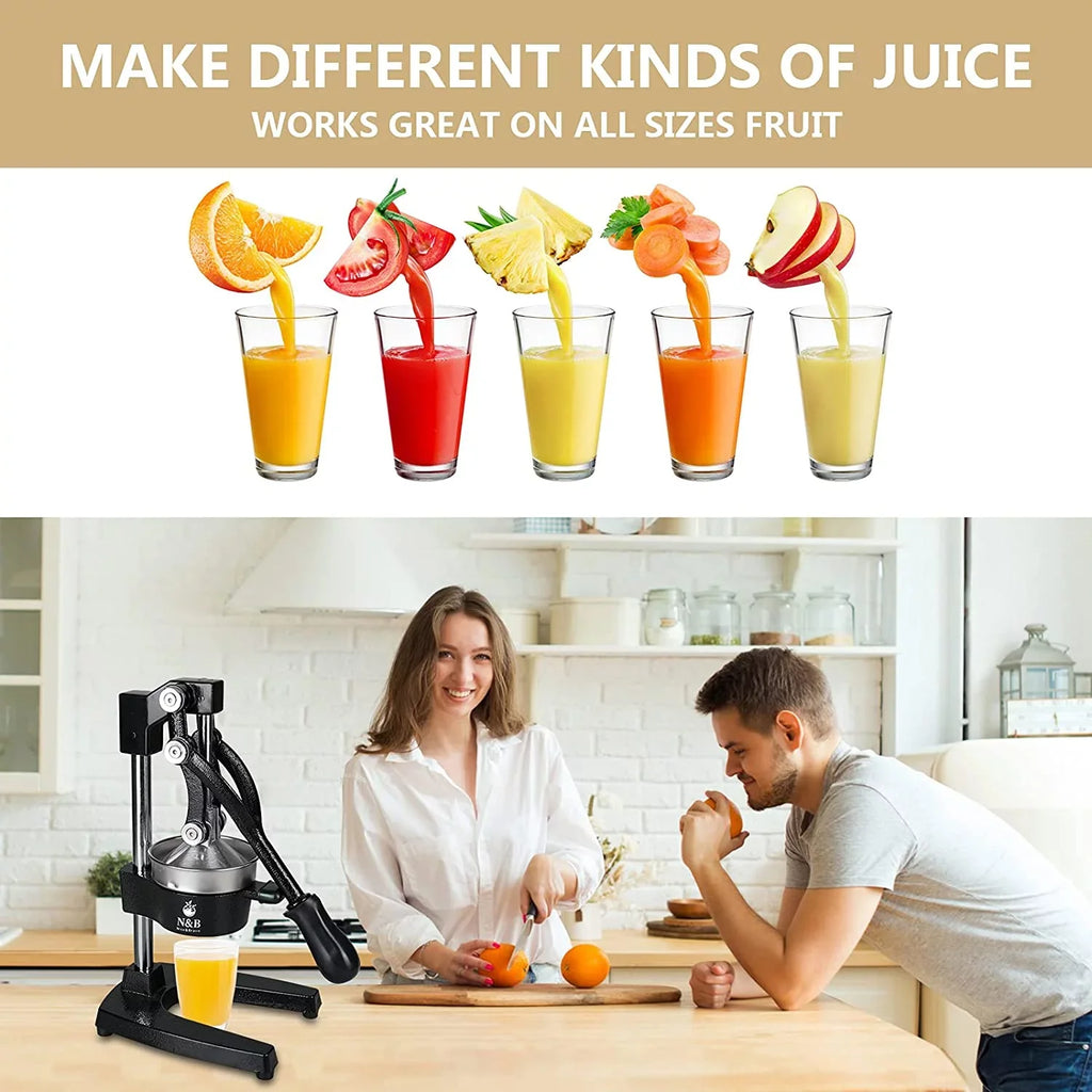 Professional Squeezer, Juicer, Grade Orange Citrus Hand Grey Manual Commercial Press