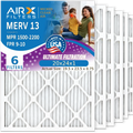 FPR 20x24x1 Pack - 1500 Made Air Comparable 6 MPR 9 WICKED Filter AIR. AIRX Electrostatic 13 AC Premium USA CLEAN Filters 20x24x1 FILTERS 2200 & to HVAC Air Filter Furnace by Pleated Conditioner MERV