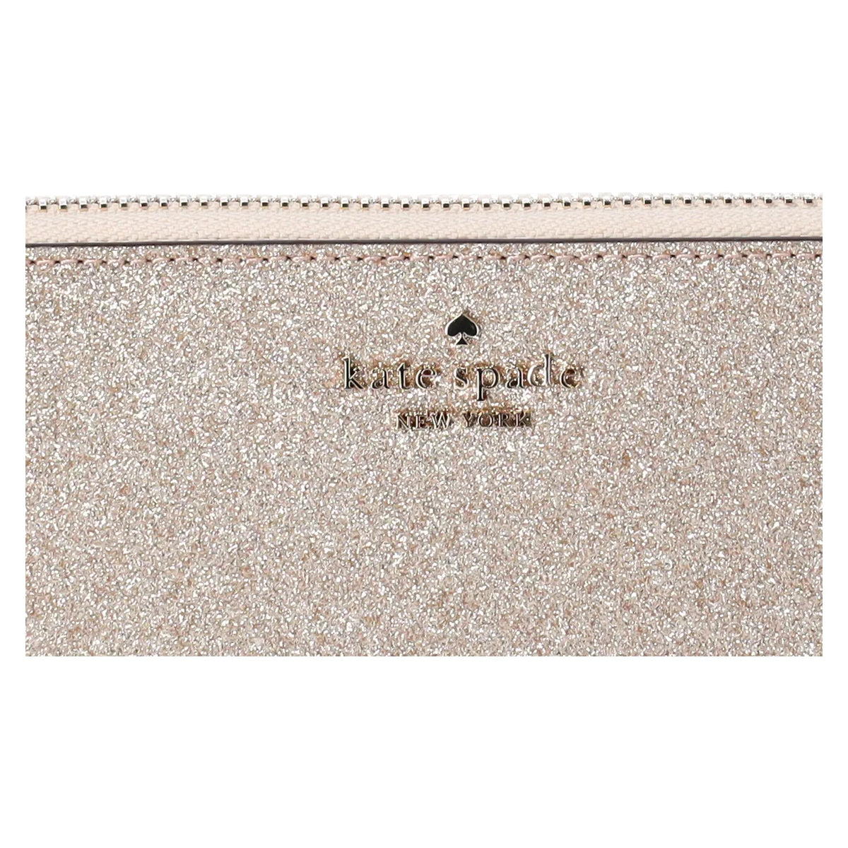 Wallet Zip Top Gold Kate Glitter Spade Large Tote Holiday + Shoulder Bag Glimmer