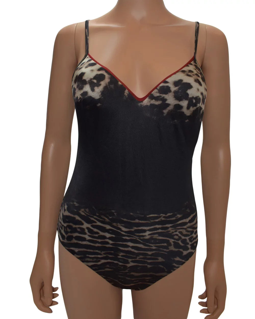 Piece Swimsuit One La 6 Padded Leopard Brown Perla Underwire