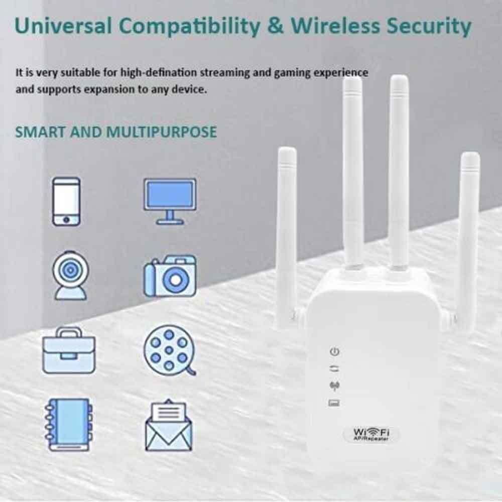 / GHz) WiFi signal WiFi Booster, White Internet 8,574sq.ft Booster Home Extender, 2.4 for Extenders Dual Repeater，Wifi NIFFPD WiFi to (5G Up Band Booster 1200Mbps