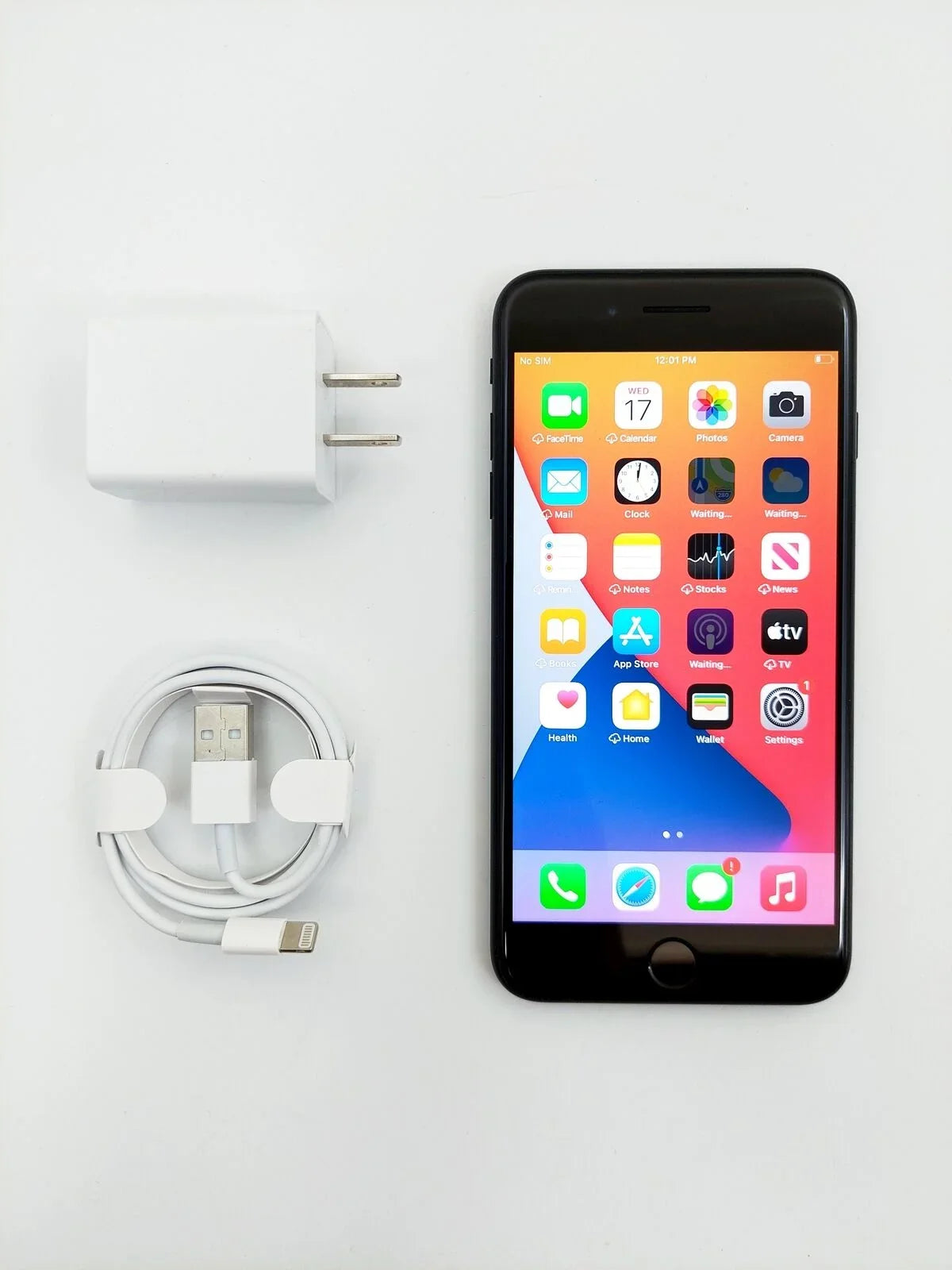 iPhone (Refurbished) Apple Pre-Installed Matte Tempered w/ Plus Black Restored (Fully 32GB Unlocked) Glass A1661 7
