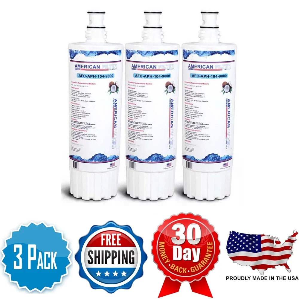 Compatible - in HF25 Brand AFC-APH-104-9000 Filters Water CUNO® # Model , Pack , AFC , with - Made U.S.A. 3