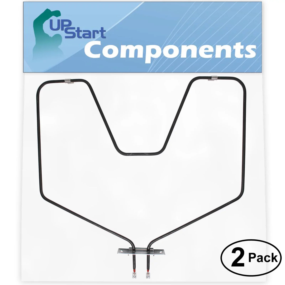 Electric WB44X5082 General Heating Electric with Oven Element 2-Pack Bake General Element Compatible Replacement - for JBC26*F2