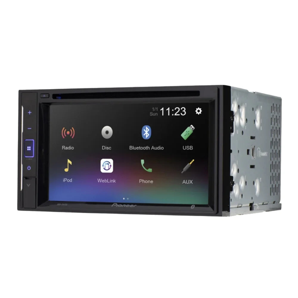 W/Grey Kit - Pioneer Bundle and Car Din Double with / DVD Mounting Toyota Kit - Corolla 2014-2016 Stereo Multimedia for KIT605 Backup Camera, Installation Touchscreen Dash