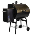 Ash Feature, Cleanout PID Patented Controller Camp Grill Pellet Bronze with PG24STXB Smoke Smoker - Chef 10 Settings, Temperature