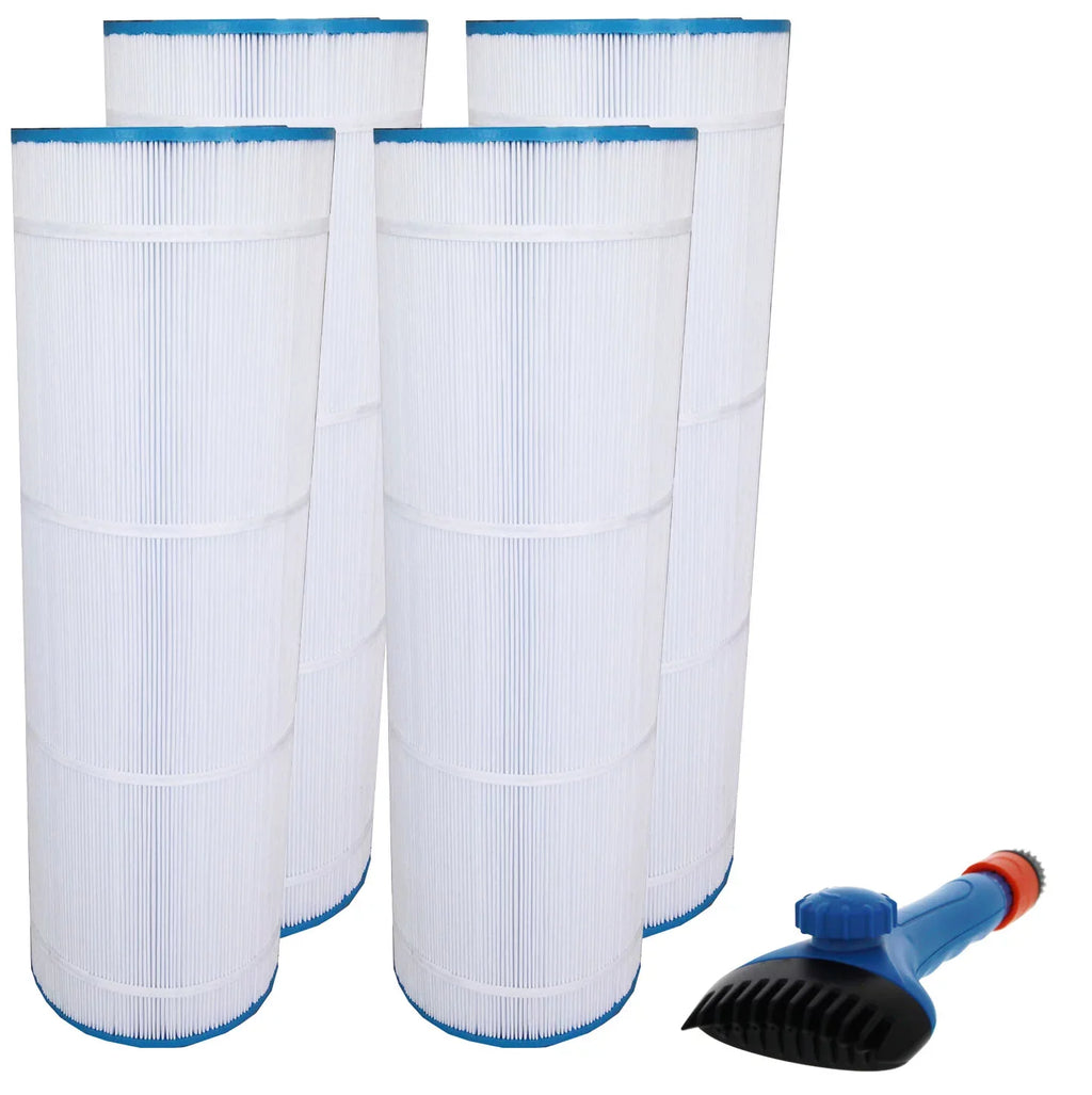 Hayward sq Filter Filter Tier1 with 4-pk Pleated Tier1 Brush Cleaner Replacement | for CX1750RE, and Pool Cartridge More Media FC-1294, Fabric Spa Filter & ft | PA175 175 C1900RE, Wand