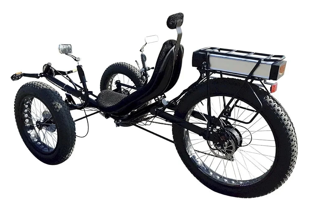 Tire Fat Ultimate Adult Tricycle Electric Riding Recumbent Experience