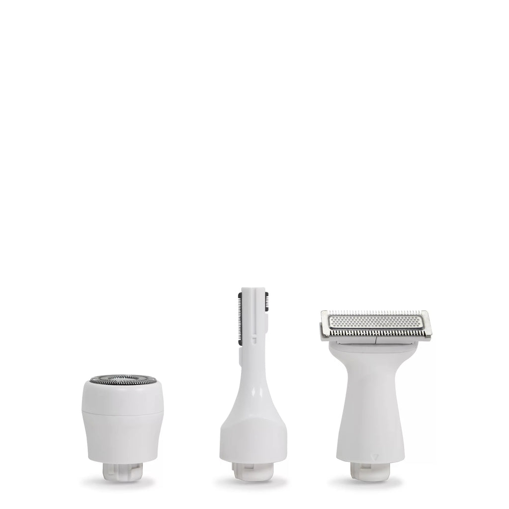 3 Shaver Resistant, Interchangeable PALMPERFECT Total Heads, Electric Water Grooming System, Female