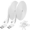 Extension Camera USB Cable ro Wyze Yi to Power v3,Blink,USB Home Durable with 20FT Compatible 2 Charging Pack