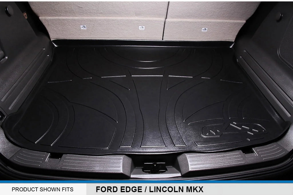 Trunk Fit Black 2007-2014 Edge Floor Ford / All Cargo Custom MKX Mat 2011-2015 Lincoln With Compatible Liner SMARTLINER Weather