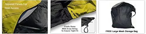 Ultra and - Yellow/Black More! - Protects from - Weather - Straps and Covers for Rain, Color UV Storage Trailerable Includes Kawasaki 2011-2013 300LX Ski Sun, All Trailer Bag Weatherproof Rays, Jet