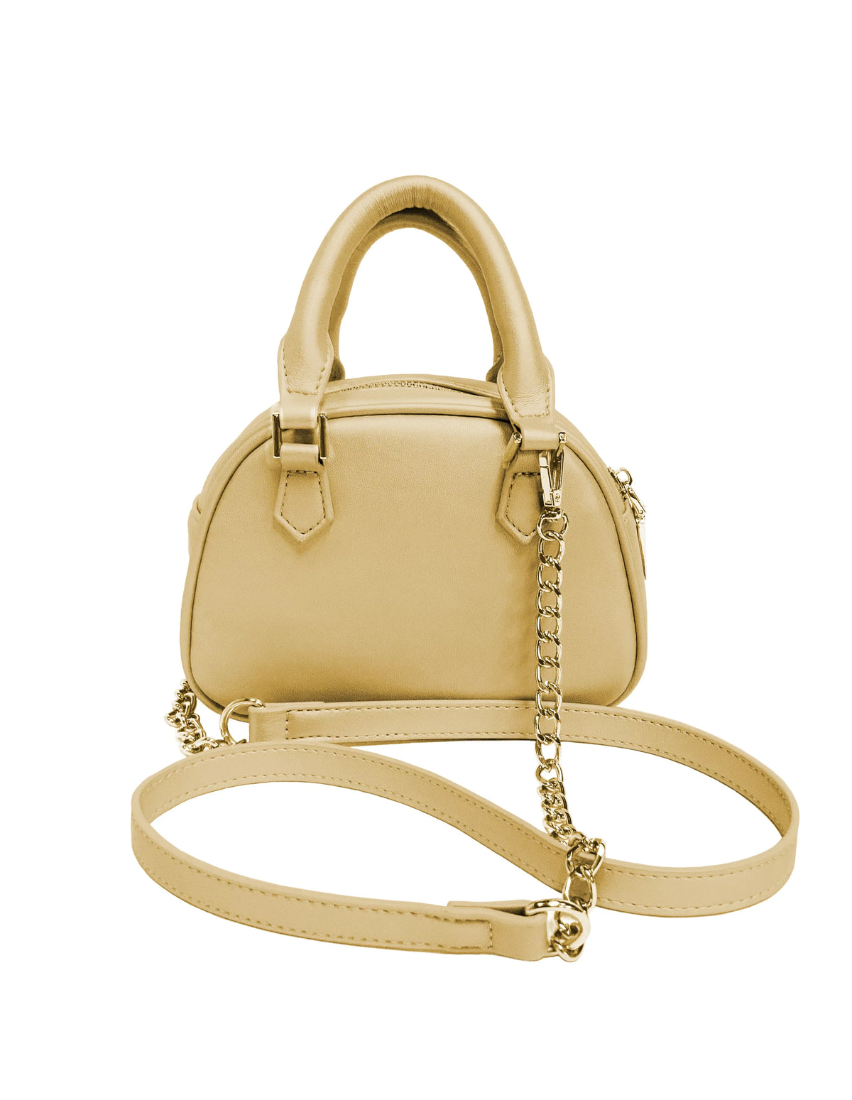 Badgley Metallic Crossbody Gold Dome Bag Mischka
