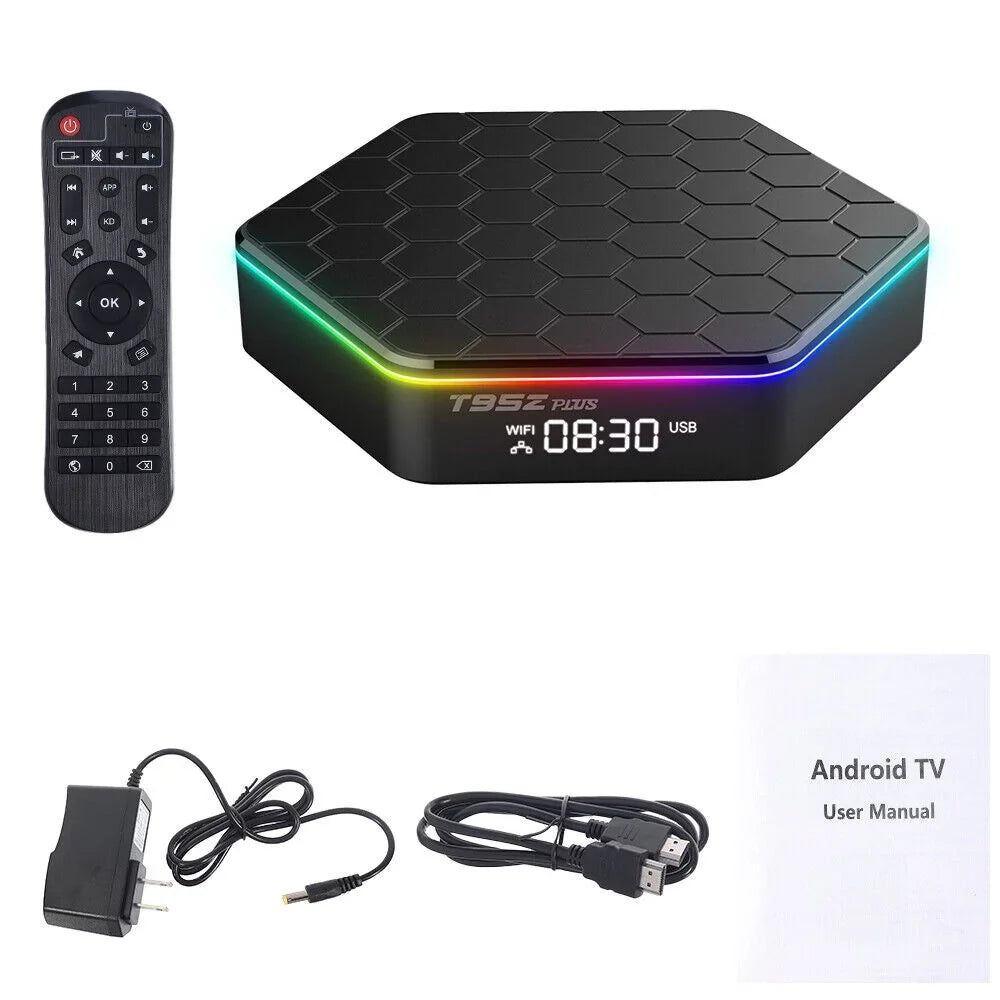 Plus 12.0 4+128G - TV Player, Quad 6K Android Box JahyShow Smart Stream Core HD T95Z