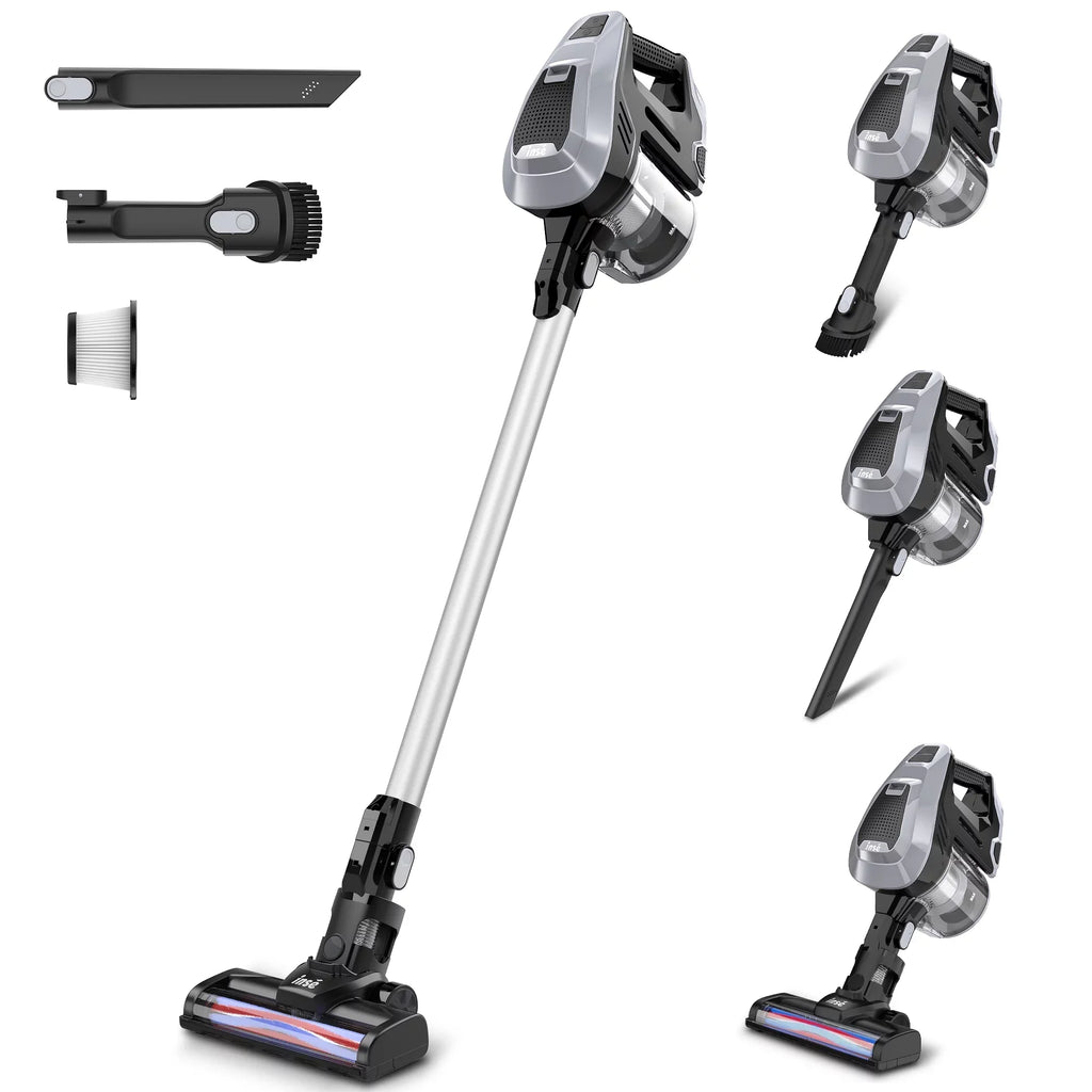Suction INSE Vacuum Cleaner, Pet 1 Vacuum 15Kpa Runtime, Powerful Handheld 180W Stick for Hair 3 Cleaner, in Carpet Thin 40min Cleaner Floor Hard to Up Cordless Vacuum