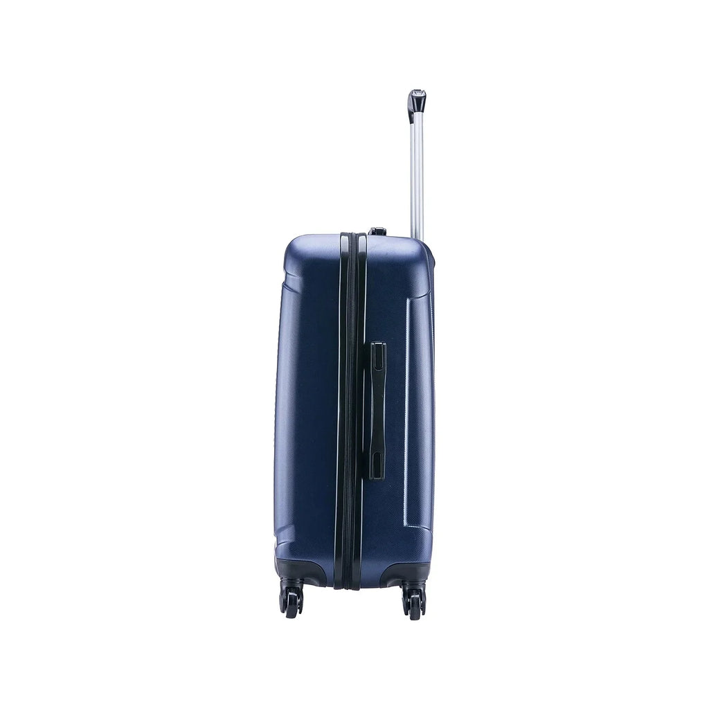 4-Wheel (IUPIL00M-BLU) Blue InUSA Medium Plastic Spinner Luggage Pilot
