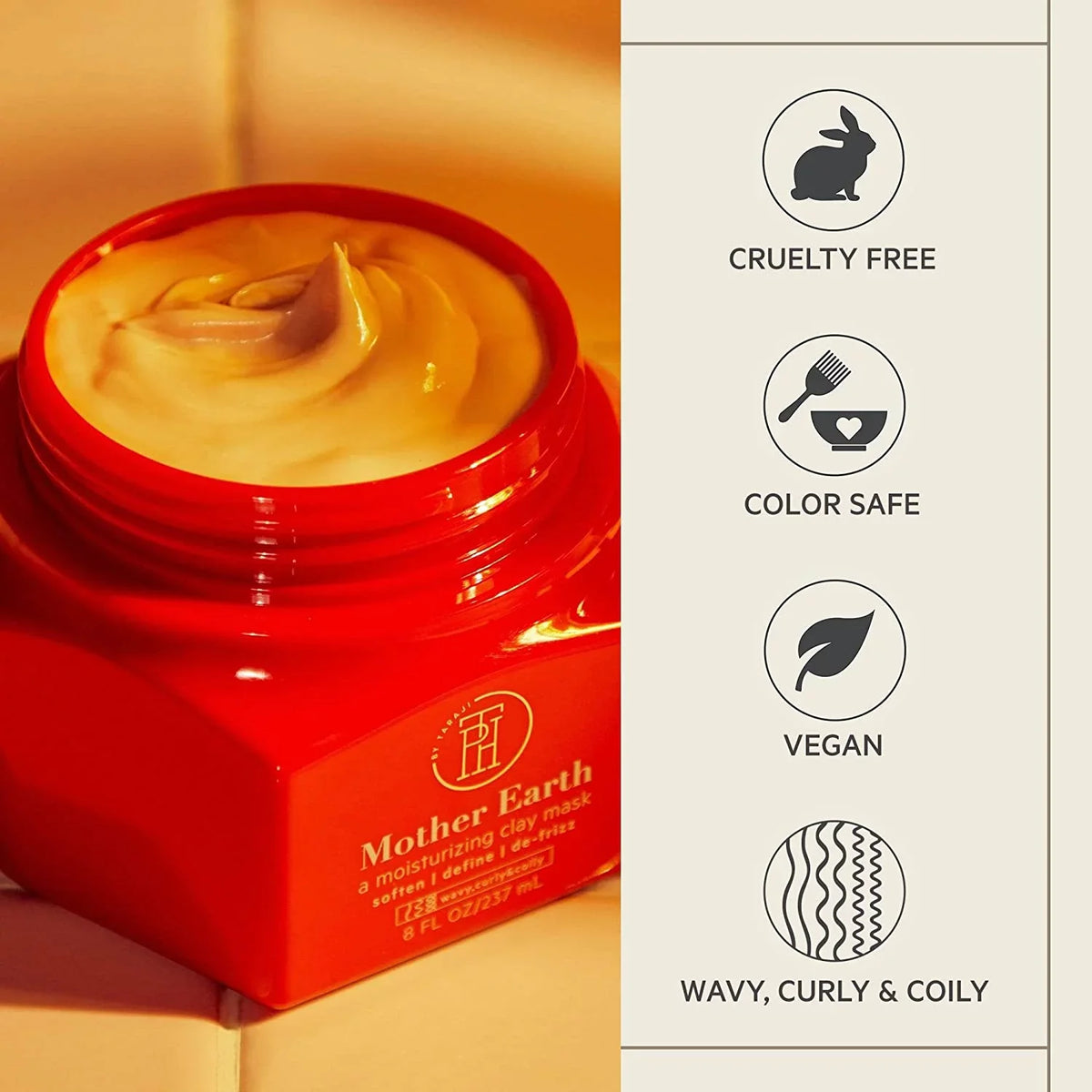 8oz Pack Clay Mother - TPH Taraji 2 Mask- Defining Earth by