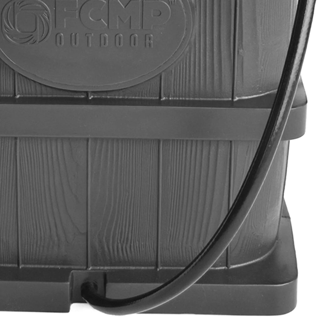 Rain Wood Home FCMP Grain Outdoor Barrel Outdoor Catcher WG4000-GRY Water