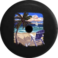 & Wrangler Spare Blue 2018 2019 Sand Waves for Ocean Inch Backup Trees 32 Camera Jeep Chair Beach Palm Tire at JL RV Cover the