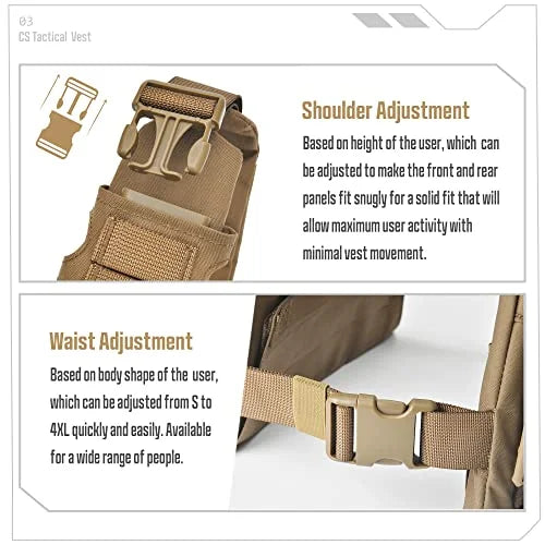 for Weighted Vest Lightweight Vest Breathable GFIRE Hunting/Training/Game Adjustable Release Quick