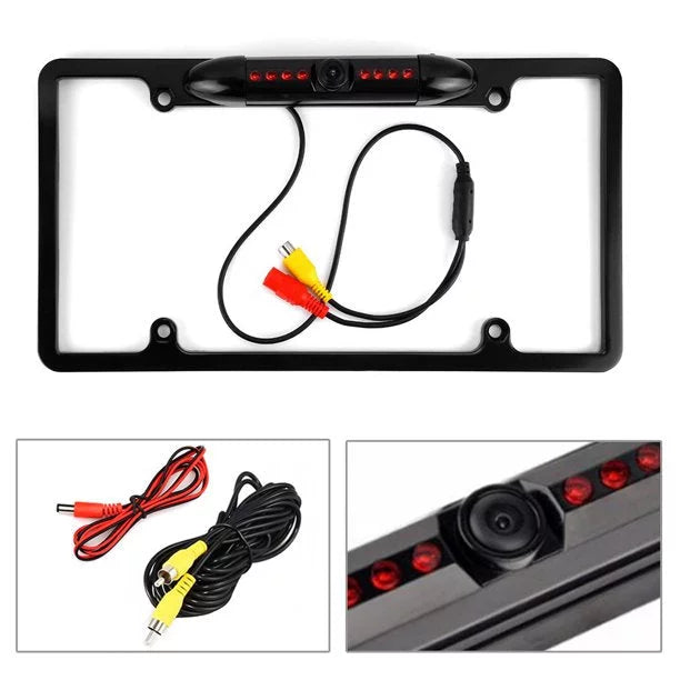 SONY Backup Rearview XAV-AX150 Plate Black License Frame for Camera