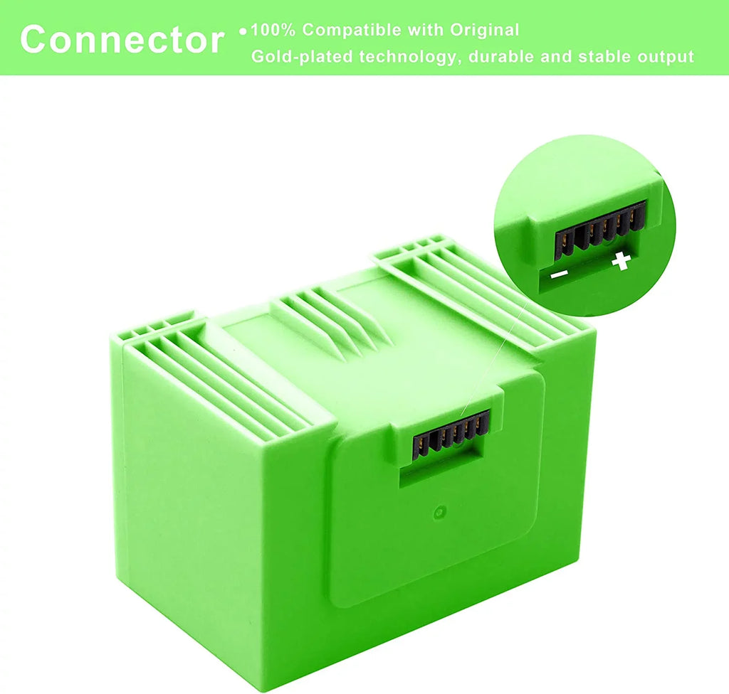 Replacement i6 iRobot Roomba 7550 e i 3150 Ion Lithium e5 Battery 3550 i4 i3+ for i8 4150 i7158 i4+ 7150 4552 i7+ I7 e6198 and i3 e6 e5152 e5150 Plus