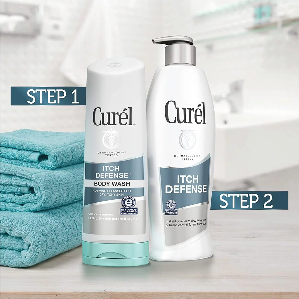 Wash, Defense Curel Itch oz, 10 3 Pack Dry Skin, For Body