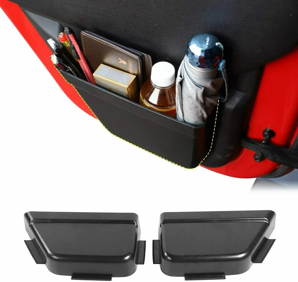 Storage Pockets Teledu Front/Rear Box Door Insert Organizer