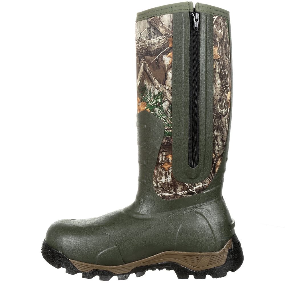 16 Mens Inch Pro Rocky Rubber Waterproof Casual Outdoor Insulated Mid Boots Sport Calf