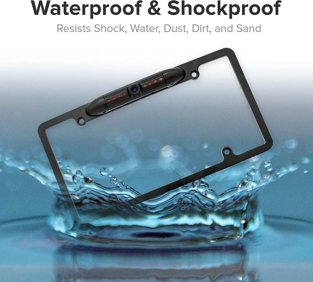 SONY Backup Rearview XAV-AX150 Plate Black License Frame for Camera