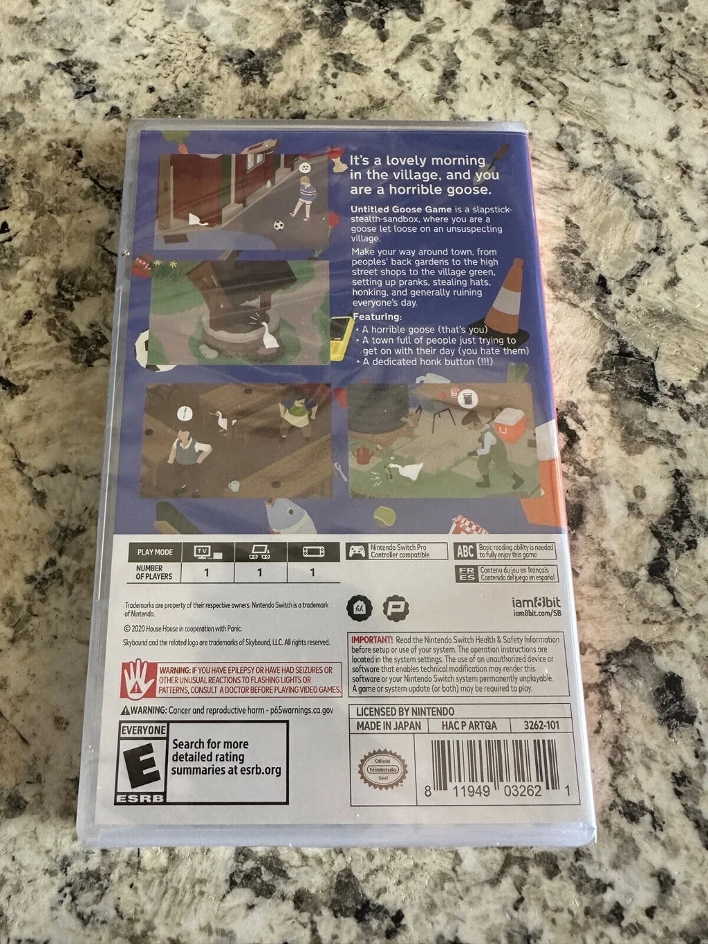 Sealed Brand Switch New Game Nintendo Factory Untitled Goose