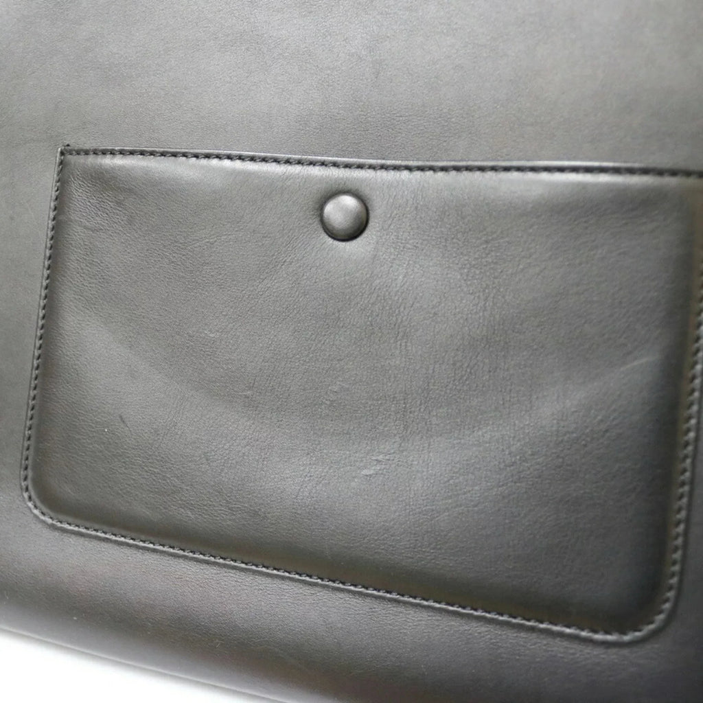 Leather Women's Yellow Overseas Edge Black CELINE Pre-Owned Celine Large (Fair) Handbag