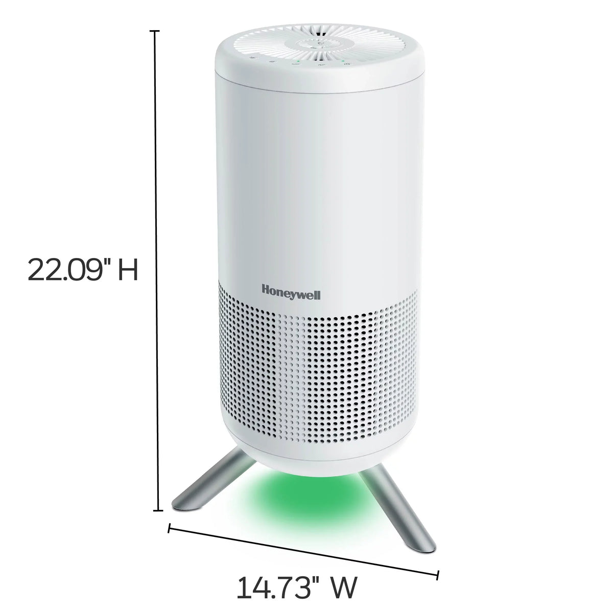 Designer Series ft, White, Air Honeywell Purifier HEPA HPA830W 190 Tower, sq