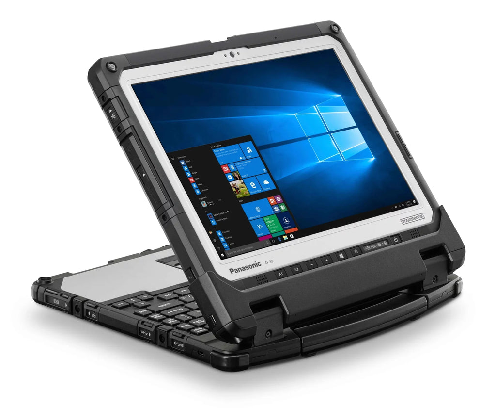 Ultra-Bright 256GB 12" Dual-Camera, CF-33, TOUGHBOOK Dual-Touchscreen, RAM, SSD, 1-Yr WiFi, Rugged Dual-Battery, Display, 8GB Fully Panasonic Intel Bluetooth, Warranty Win11, Port, Serial i5-7300U,