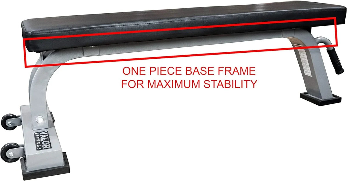 Steel Great Home Solid Bench Benches Weight High Or Bench - Flat For - With And Frame Gym Flat Padding Density Workout