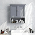 Storage Wall Cabinet, Kitchen Wooden Hanging Doors Storage Wall Medicine Mounted Cabinet for Grey Shelves, Cabinet, Multipurpose Bathroom Cabinet Living with Room, Bathroom Bathroom &