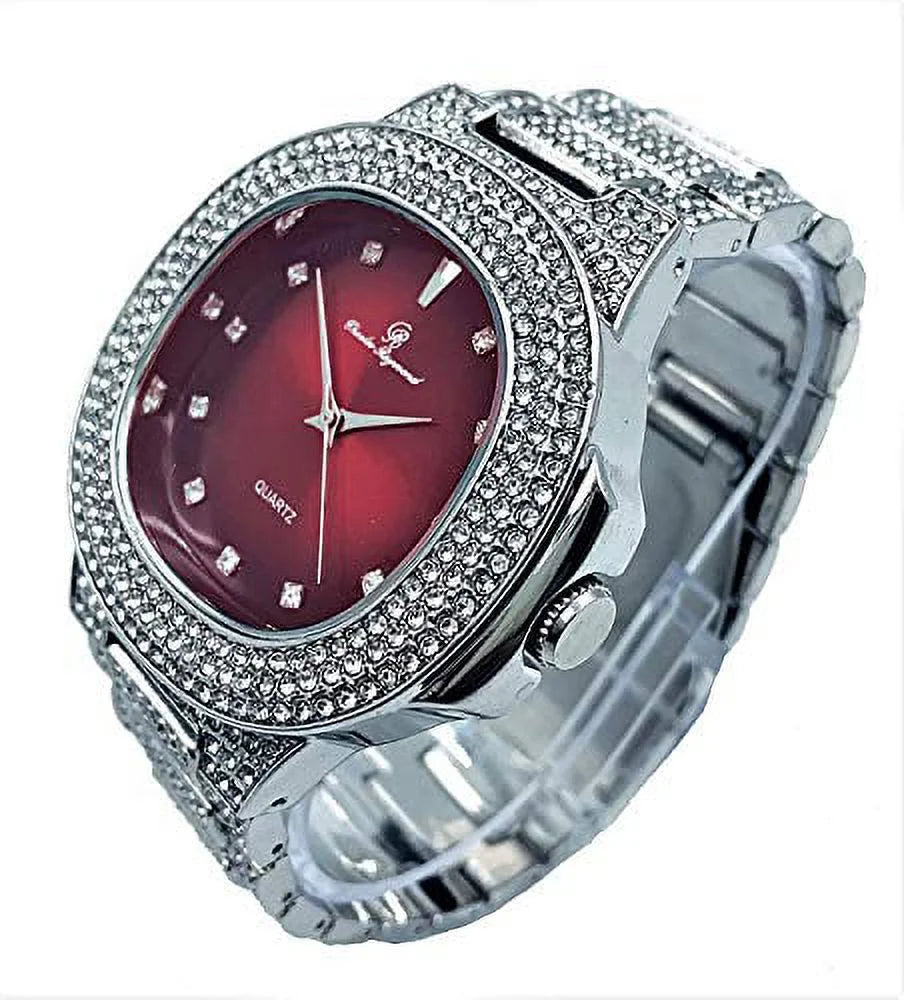 Red) Hip Floor Hop ST10325/ST10364 Power On Bling'ed and Watch The Flaunt Dance Couples Perfect Out for - King His&Hers Set to Blood (SLV and Off Queen
