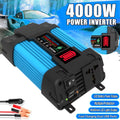 To 4000W Inverter Pure Car LCD Display Wave USB AC 2 DC 12V Sine 110/220V Power